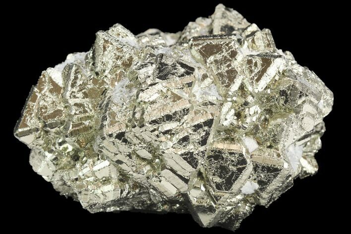 Gleaming Pyrite Crystal Cluster - Peru #126609